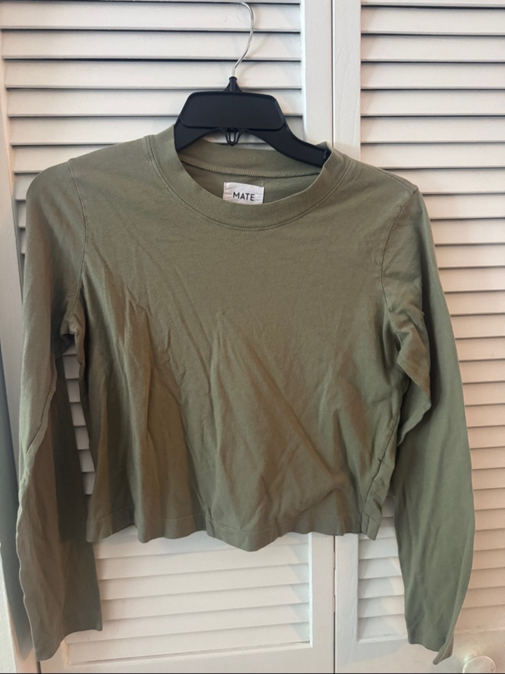 MATE the Label Olive Green Long Sleeve Tee
